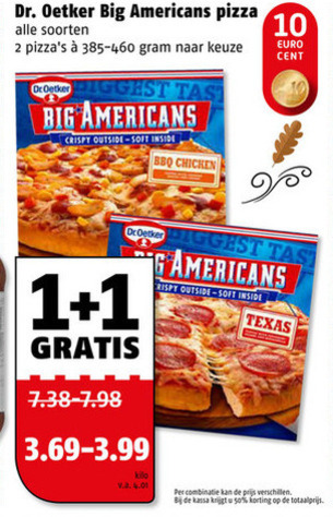 Dr Oetker   diepvriespizza folder aanbieding bij  Poiesz - details