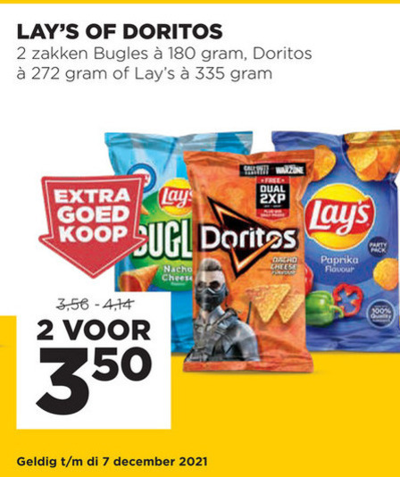 Lays   chips, zoutje folder aanbieding bij  Jumbo - details