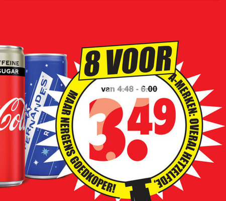 Coca-Cola   cola folder aanbieding bij  Dirk - details