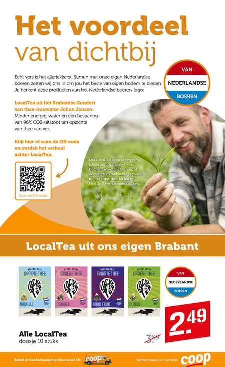 LocalTea   thee folder aanbieding bij  Coop - details