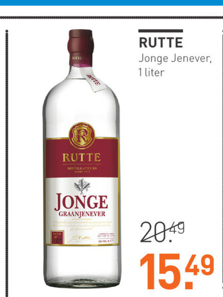 Rutte   jenever folder aanbieding bij  Gall & Gall - details