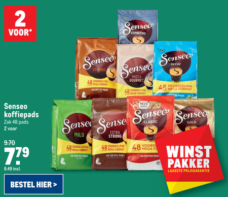 Douwe Egberts Senseo   koffiepad folder aanbieding bij  Makro - details