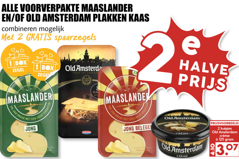 Maaslander   kaasplakken folder aanbieding bij  MCD Supermarkt Basis - details