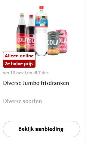 Jumbo Huismerk   cola, frisdrank folder aanbieding bij  Jumbo - details