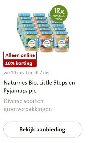 Nestle   babyvoeding folder aanbieding bij  Jumbo - details