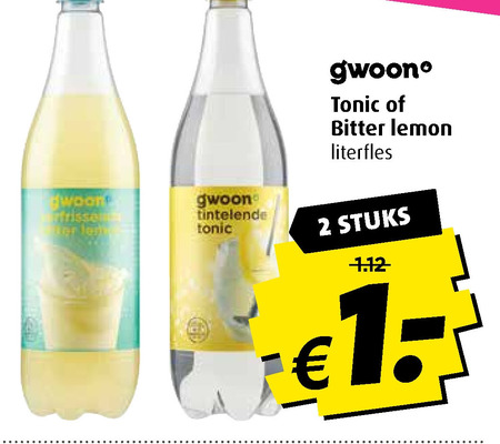 Gwoon   frisdrank folder aanbieding bij  Boni - details