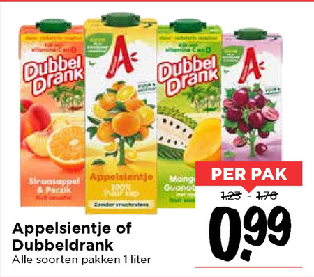 Appelsientje   fruitdrank folder aanbieding bij  Vomar - details