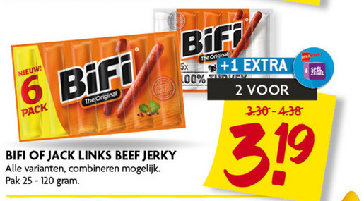 Bifi   bierworstjes folder aanbieding bij  Dekamarkt - details