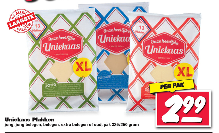 Uniekaas   kaasplakken folder aanbieding bij  Nettorama - details