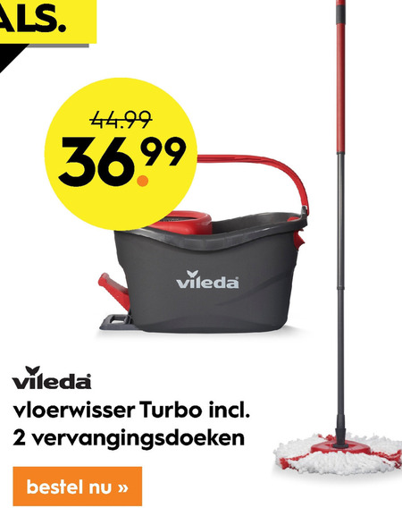 Vileda   vloerwisser folder aanbieding bij  Blokker - details