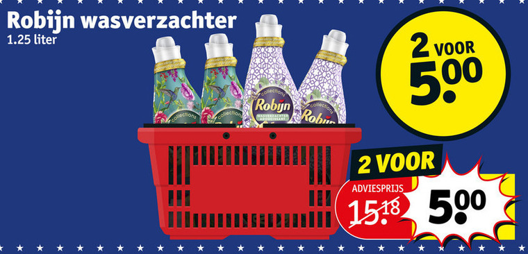 Robijn   wasverzachter folder aanbieding bij  Kruidvat - details