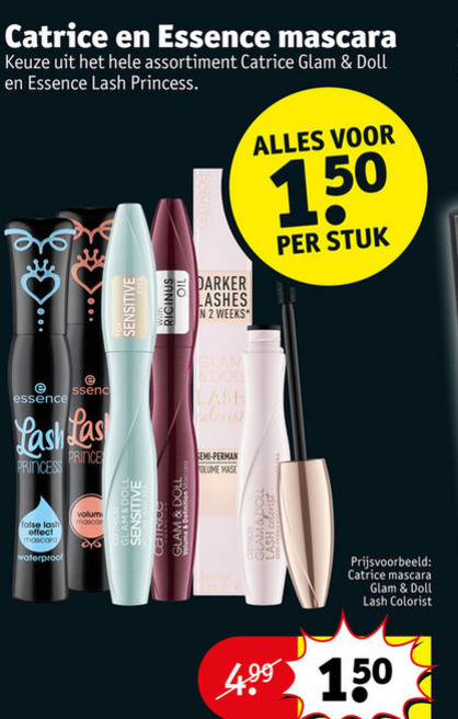 Catrice   mascara folder aanbieding bij  Kruidvat - details