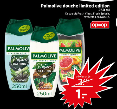 Palmolive   douchegel folder aanbieding bij  Trekpleister - details