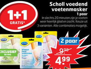 Scholl   voetverzorging folder aanbieding bij  Trekpleister - details