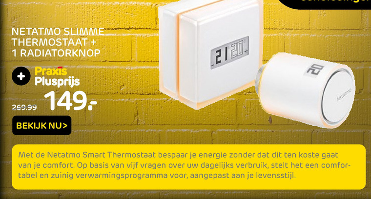 Netatmo   thermostaatkraan folder aanbieding bij  Praxis - details