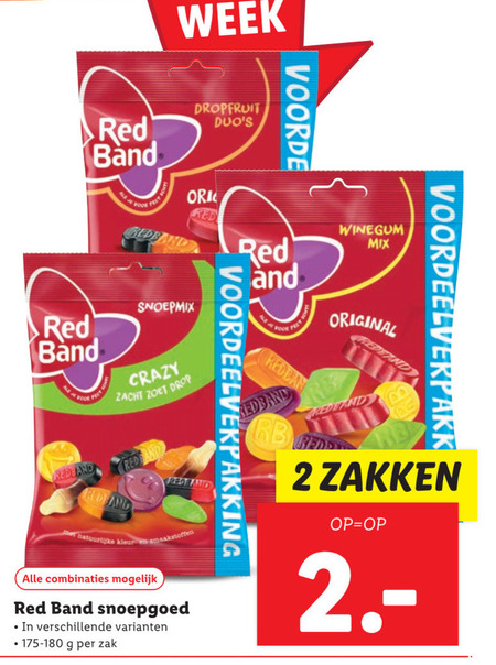 Red Band   snoep folder aanbieding bij  Lidl - details