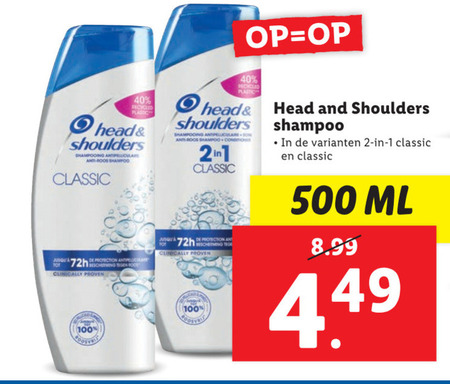 Head and Shoulders   shampoo folder aanbieding bij  Lidl - details