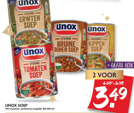 Unox   soep folder aanbieding bij  Dekamarkt - details