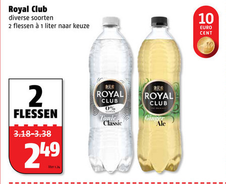 Royal Club   frisdrank folder aanbieding bij  Poiesz - details