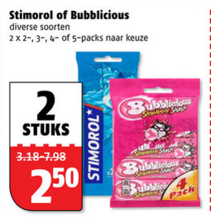 Stimorol   kauwgom folder aanbieding bij  Poiesz - details