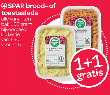 Spar Huismerk   salade folder aanbieding bij  Spar - details