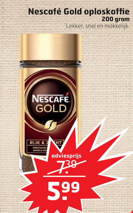 Nescafe   oploskoffie folder aanbieding bij  Trekpleister - details