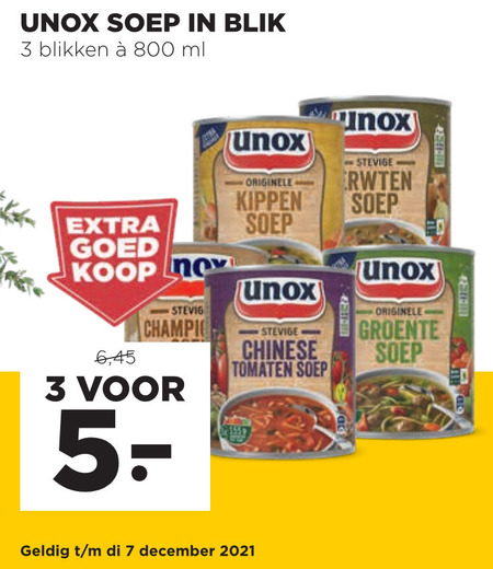 Unox   soep folder aanbieding bij  Jumbo - details