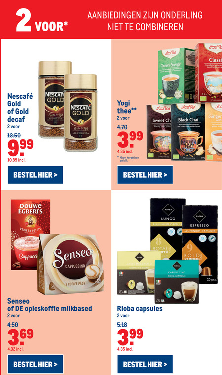 Douwe Egberts Senseo   koffiepad, koffiecups folder aanbieding bij  Makro - details