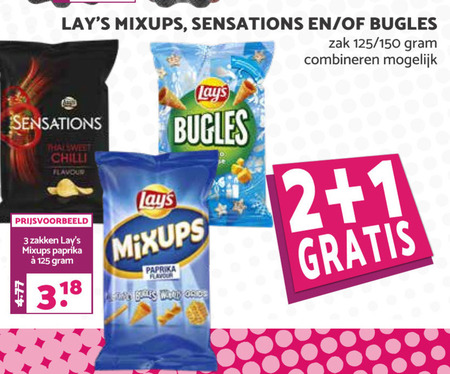 Lays   chips, zoutje folder aanbieding bij  MCD Supermarkt Basis - details