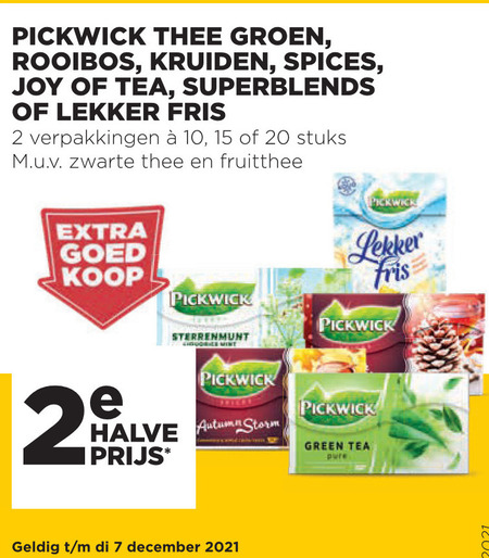 Pickwick   thee folder aanbieding bij  Jumbo - details