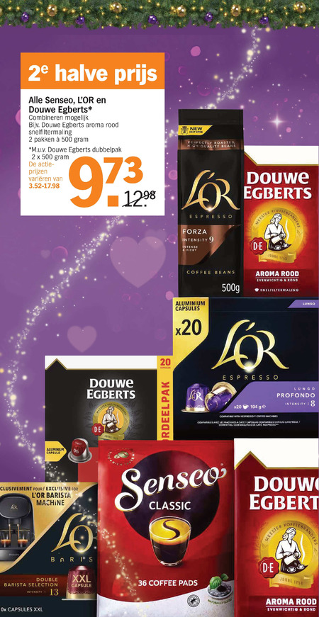 Douwe Egberts L Or   koffiepad, oploskoffie folder aanbieding bij  Albert Heijn - details