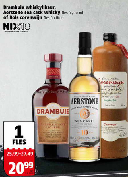 Drambuie   jenever, whisky folder aanbieding bij  Poiesz - details