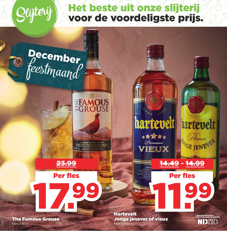 Hartevelt   jenever, whisky folder aanbieding bij  Plus - details