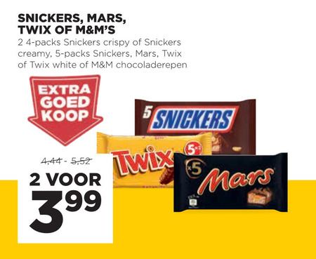 Snickers   chocoladereep folder aanbieding bij  Jumbo - details