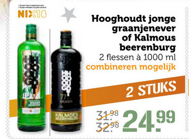 Hooghoudt   jenever, berenburg folder aanbieding bij  Coop - details