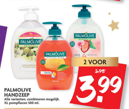 Palmolive   handzeep folder aanbieding bij  Dekamarkt - details