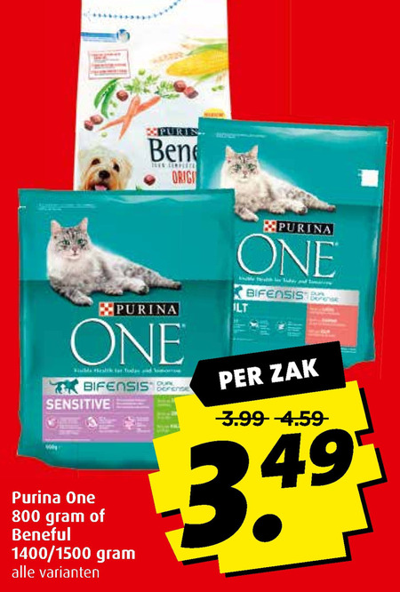 Beneful   kattenvoer, hondenvoer folder aanbieding bij  Boni - details