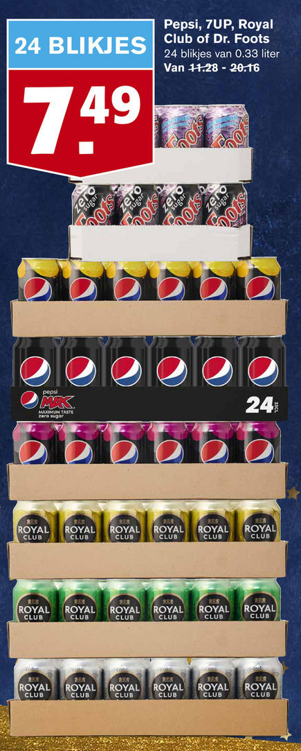 Pepsi   cola, frisdrank folder aanbieding bij  Hoogvliet - details