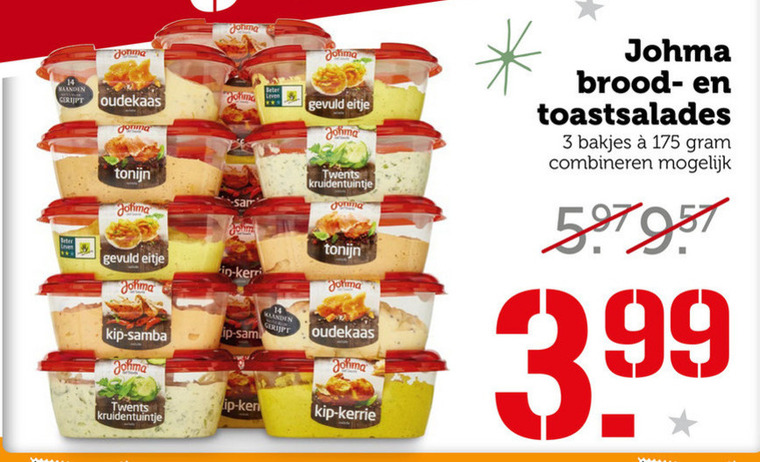 Johma   salade folder aanbieding bij  Coop - details