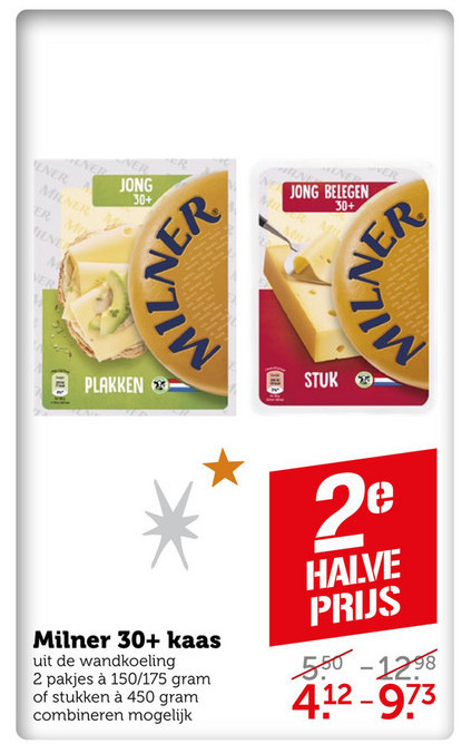 Milner   kaas folder aanbieding bij  Coop - details