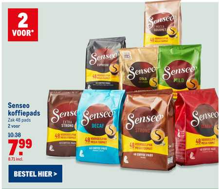 Douwe Egberts Senseo   koffiepad folder aanbieding bij  Makro - details