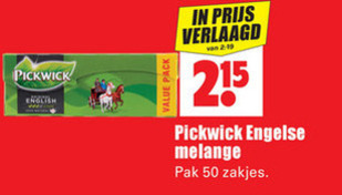 Pickwick   thee folder aanbieding bij  Dirk - details