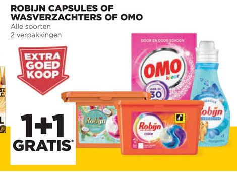 Omo   wasverzachter, wasmiddel folder aanbieding bij  Jumbo - details