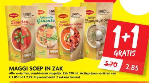 Maggi   soep folder aanbieding bij  Dekamarkt - details