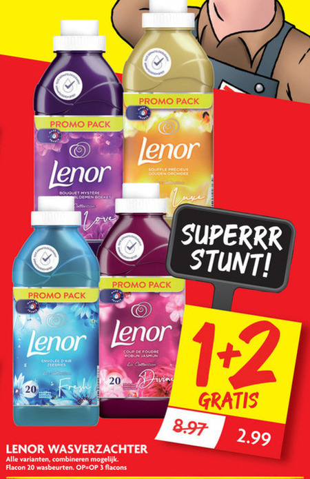 Lenor   wasverzachter folder aanbieding bij  Dekamarkt - details