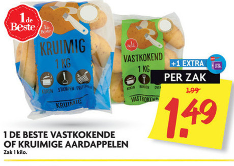 1 De Beste   aardappelen folder aanbieding bij  Dekamarkt - details