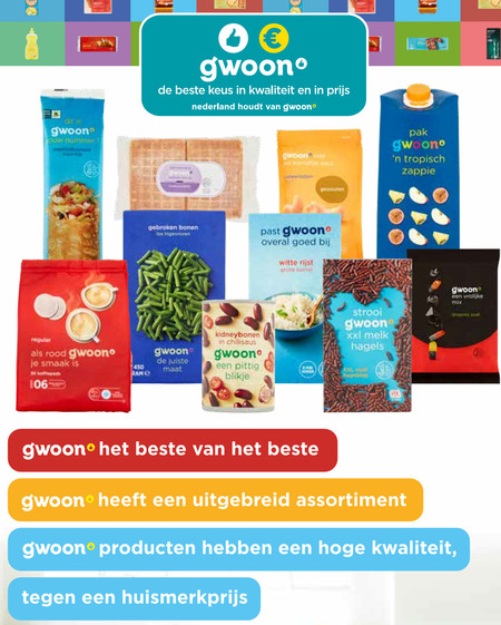 Gwoon   koffiepad folder aanbieding bij  MCD Supermarkt Basis - details