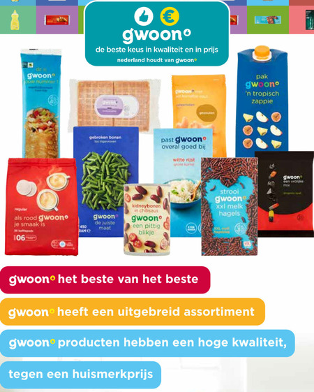 Gwoon   koffiepad folder aanbieding bij  Boons Markt - details