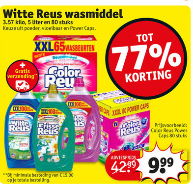 Color Reus   wasmiddel folder aanbieding bij  Kruidvat - details