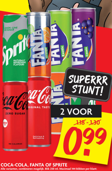 Coca-Cola   cola, frisdrank folder aanbieding bij  Dekamarkt - details